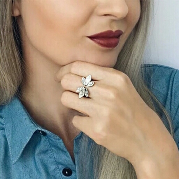 Open Front Rustic Ring Gold & Silver - Picture 1 of 6